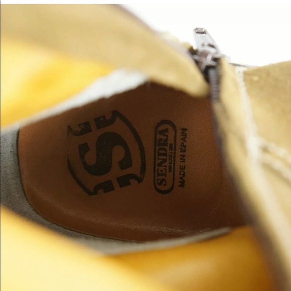 Sendra Oiled Suede Tall Leather Western Boots 8 - Picture 5 of 6